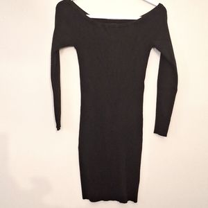 Obey Binx off shoulder sweater dress